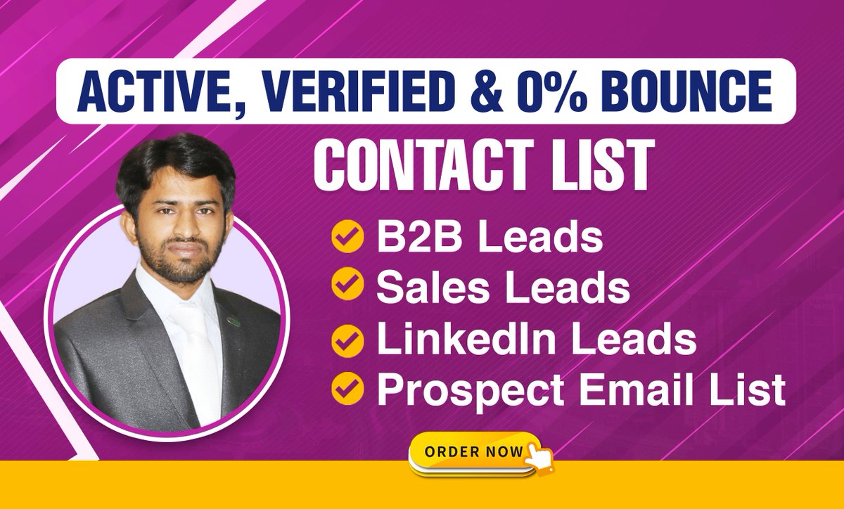 b2bleadshop's tweet photo. I will B2B Lead, Sales Lead, Build an Email List by LinkedIn Research.
https://t.co/ovbaozisSH
#B2BLead #SalesLead #BuildEmailList
#EarWorm #Clippers #HonkaiStarRail #Booker #Celtics