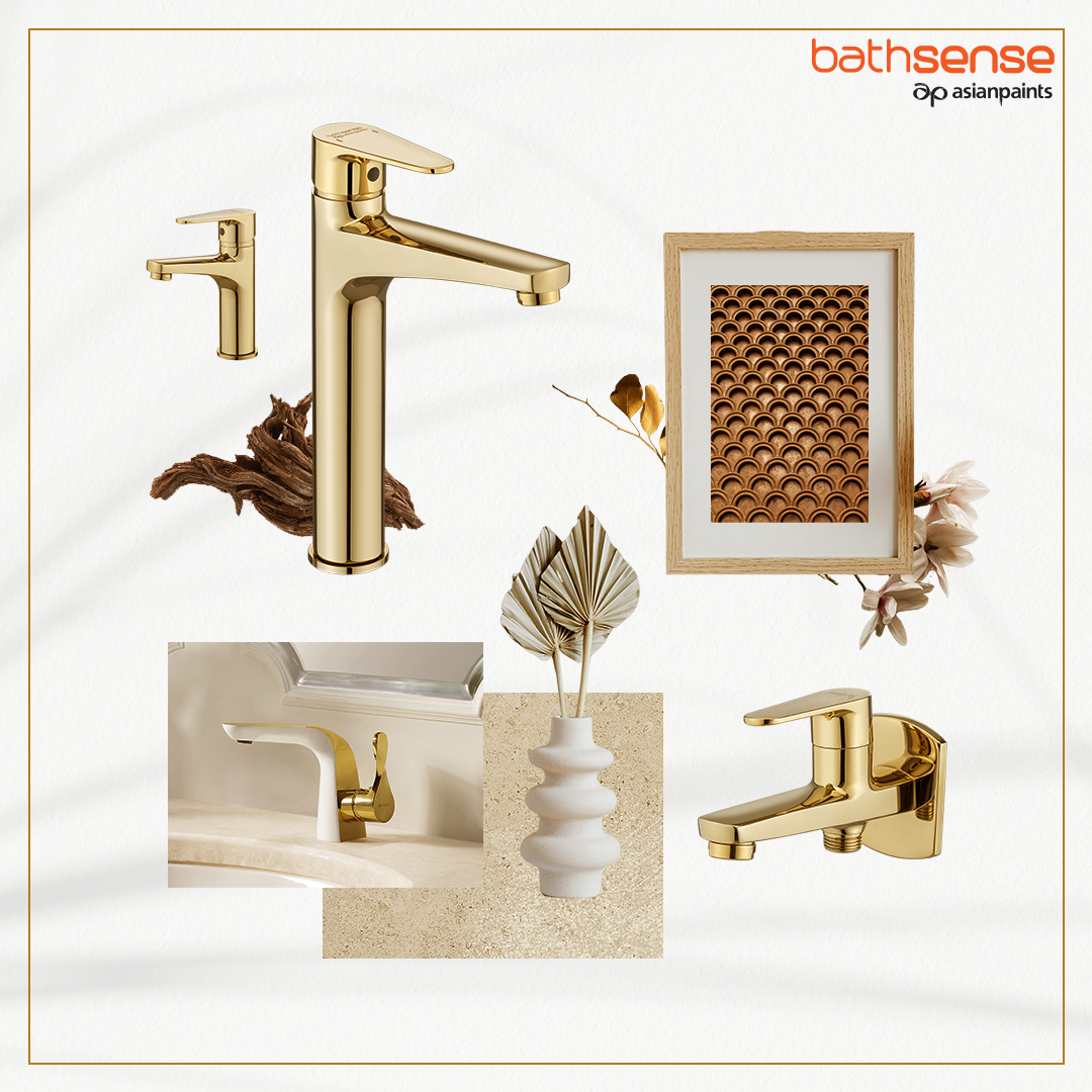 bathsense's tweet photo. Create a bathroom that is opulent and sophisticated in every way, from glistening fixtures to magnificent gilded embellishments that bring the room to new heights of richness.​

​#Bathsense #Hydrophobictechnology #BathsenseByAsianPaints #BathroomsThatUnderstandYou https://t.co/cLzxzAnyPc