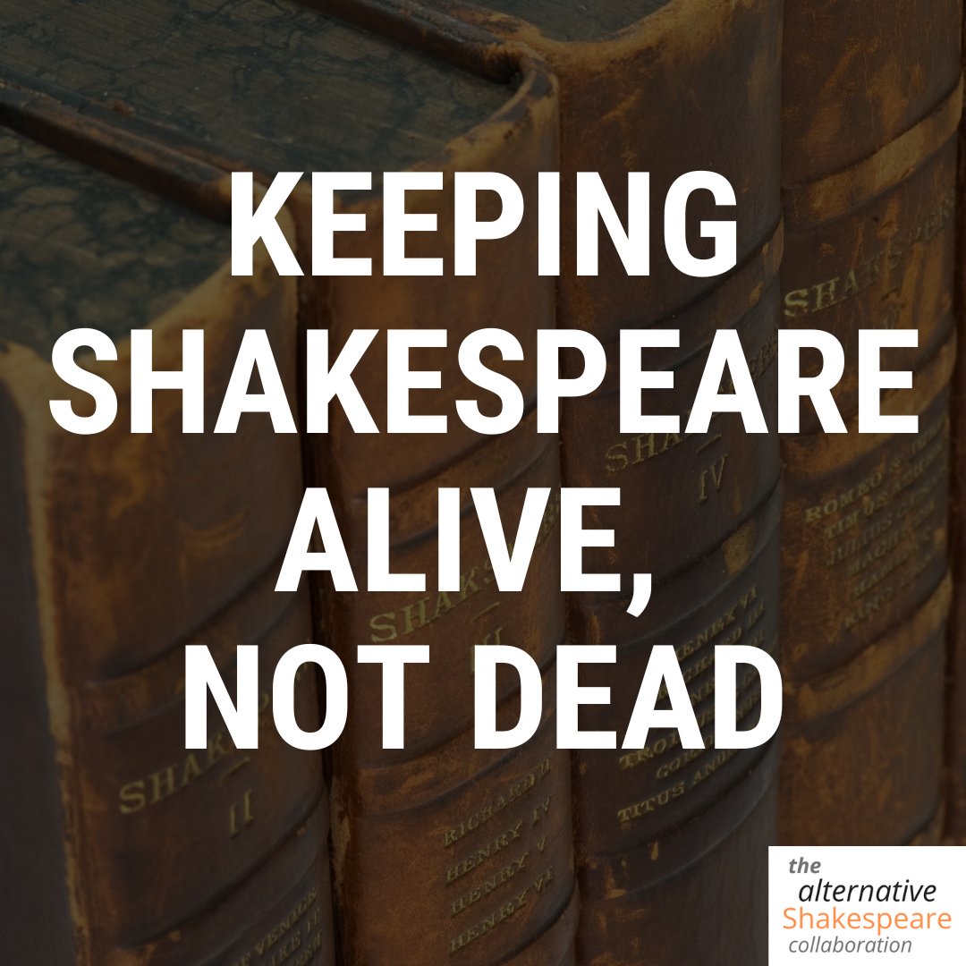 alt_shakes's tweet photo. Our work is all about keeping Shakespeare alive – not dead! It’s time for us to tell our story. But we need your help.
Support our Crowdfunder to keep Shakespeare’s legacy a living one: https://t.co/bcpBipX66P
#theatre #theatrecompany #shakespeare #funding #book #writing https://t.co/fS1THLUD3w