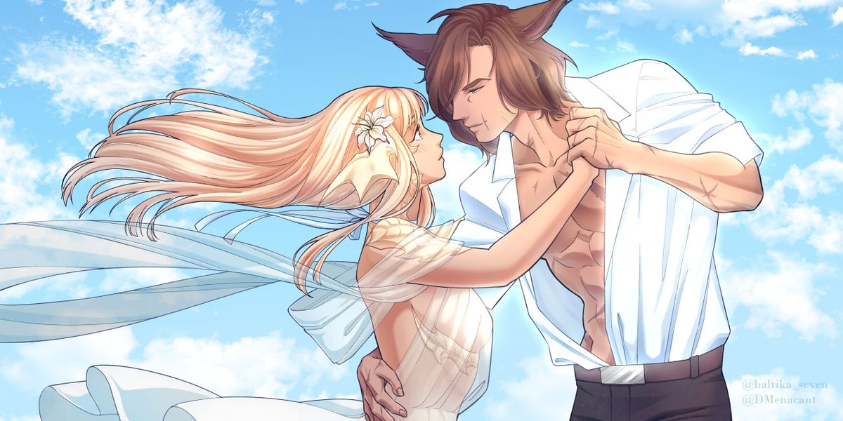 Finished «Dance» YCH for @//daneari_
YCH was made in collaboration with <a href="/baltika_seven/">Avi</a> 🌸

#ArtistOnTwitter