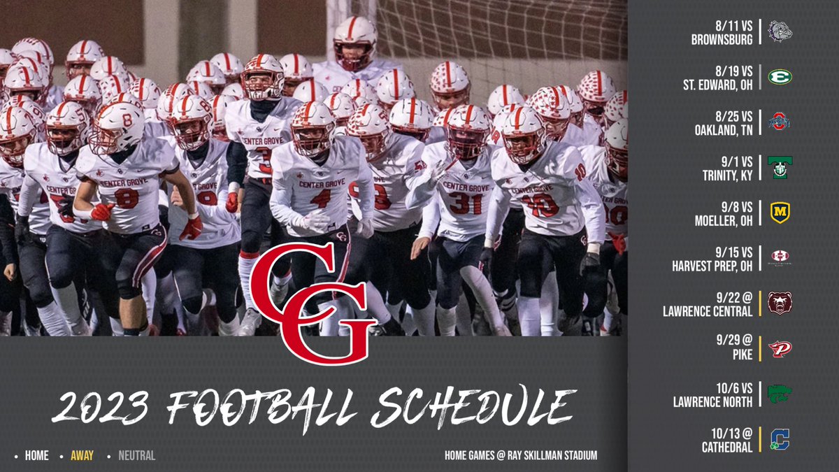 CGTrojansAD's tweet photo. As we finalize schedules for this fall, we will release them. 

Varsity football is complete. Here is the 2023 Varsity Football Schedule!!!

Go Trojans!! https://t.co/hDMHXJIXxj