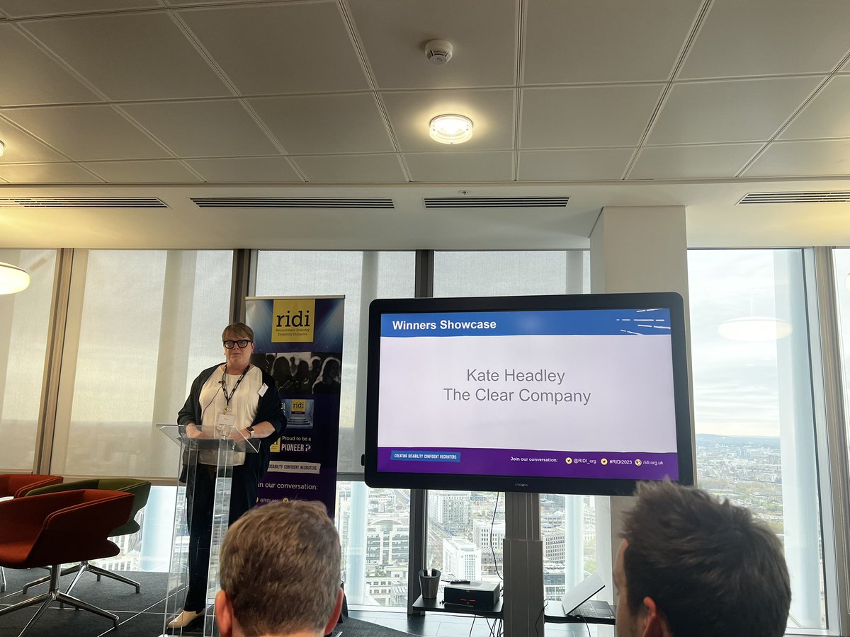 Chair <a href="/HeadleyKate/">Kate Headley</a> talks about her DAA role representing the #recruitment sector and how we can support employers to be more #disabilityinclusive and #disabilityconfident! It’s about HOW we educate and HOW we lead change. Join  RIDI Pioneers a free scheme to drive ACTION.