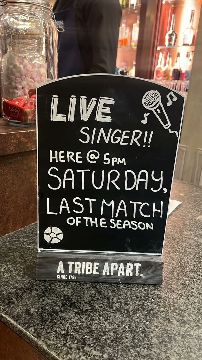 4 sleeps to go… 🤩

The last home game of the season is upon us! Join us pre and post match in the hotel bar this Saturday🍻 

🍺 Large selection of drinks 
🍽️ Food available from 12pm 
⚽️ 12.30PM - Crystal Palace v West Ham 
🎵 Live music from 5pm 

See you there! 👋🏽