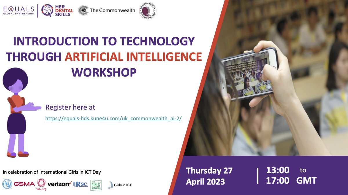 To commemorate #InternationDayOfGirlsInICT, @ImpactSchoolLS  in partnership with @equals #HerDigitalSkills will host an Introduction to #ArtificialIntelligence workshop. Advocating that ICT is a transformational tool for impact and girls must not be left out!