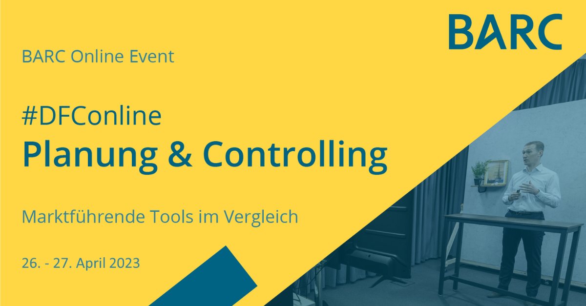 Wir freuen uns auf die #DFConline 2023 – #Planung &amp; #Controlling von @BARC_Research! Unseren Talk "Erfolgreiche Zukunft mit der perfekten Finanzplanung mit #LucaNet" am 27.04.2023 | 13:20 - 13:40 Uhr dürfen Sie nicht verpassen. Zum #Event: okt.to/zVlfbM #forecasting