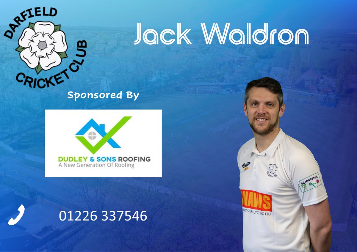 Next sponsored by Dudley Roofing is Jack Waldron

#UptheDCC