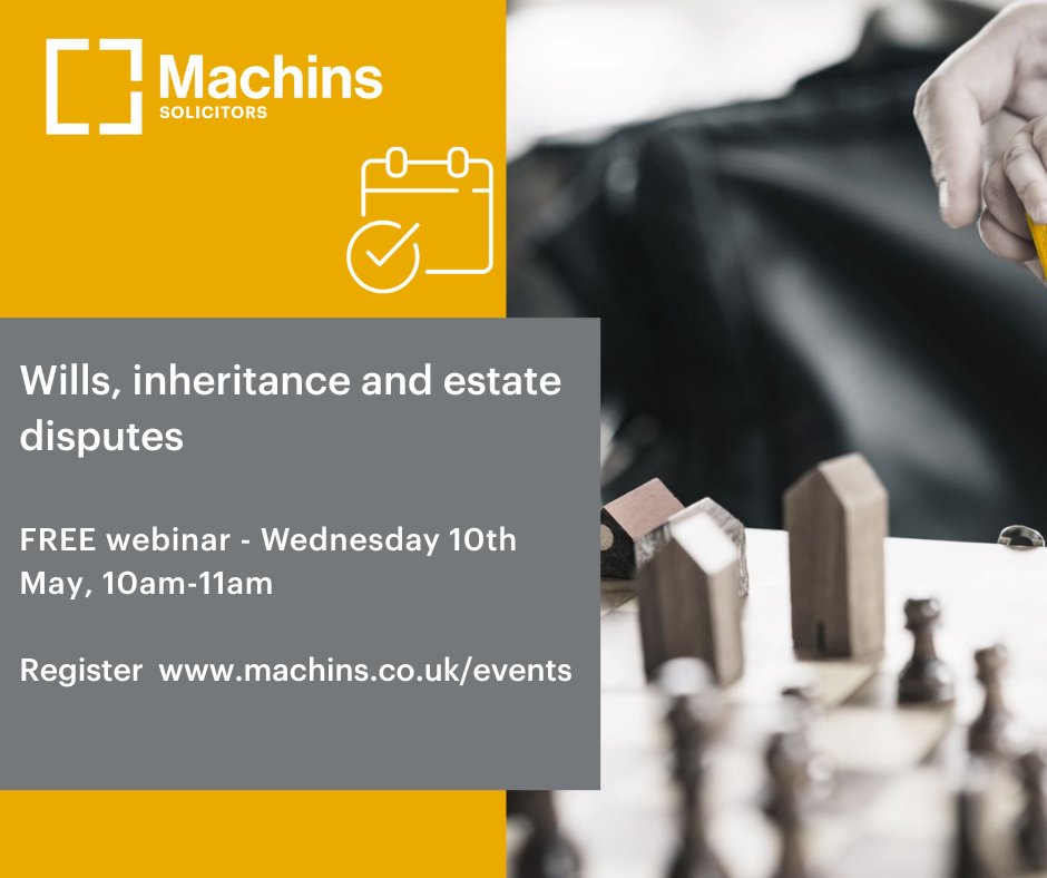 MachinsLaw's tweet photo. Our legal experts will be providing guidance on what steps you can take to ensure your estate is dealt with in line with your wishes.  Register here 👉 https://t.co/lCTE8kZipn https://t.co/rEXwoDvEWz