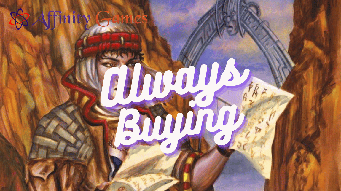 affinityccg's tweet photo. Calling all Planeswalkers! Need extra cash for your futureplans? Whether it's for education or just to treat yourself? Affinity Games is always buying #MTG cards! Send us your list to Support@affinityccg.com  &amp; we'll take care of the rest. Sell us your cards and get paid TODAY! https://t.co/DOUzfddVmp