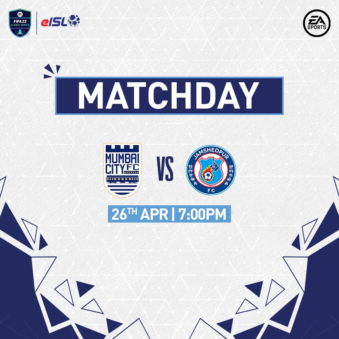 MumbaiCityFC's tweet photo. GAME DAY 🎮

Having secured the playoffs spot, our #eIslanders will be in action tonight 🆚 Jamshedpur FC in our final clash of the #eISL league stage! 💥

Rooting for the W, boys! 🤞

#MumbaiCity #AamchiCity 🔵 https://t.co/yqTMXQhSqe