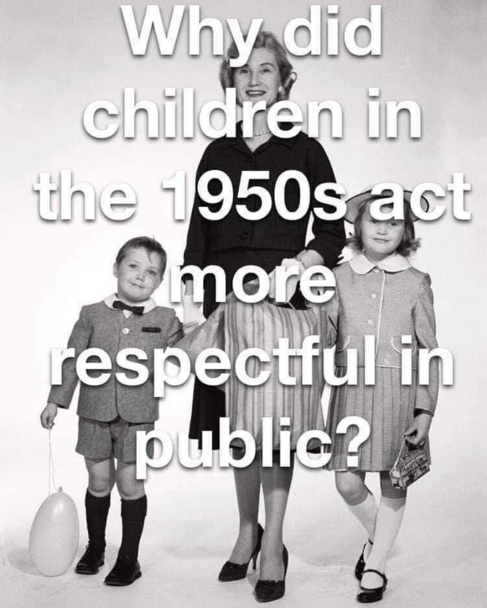 #children #1950s #50s #TheFifties #respect #respectful