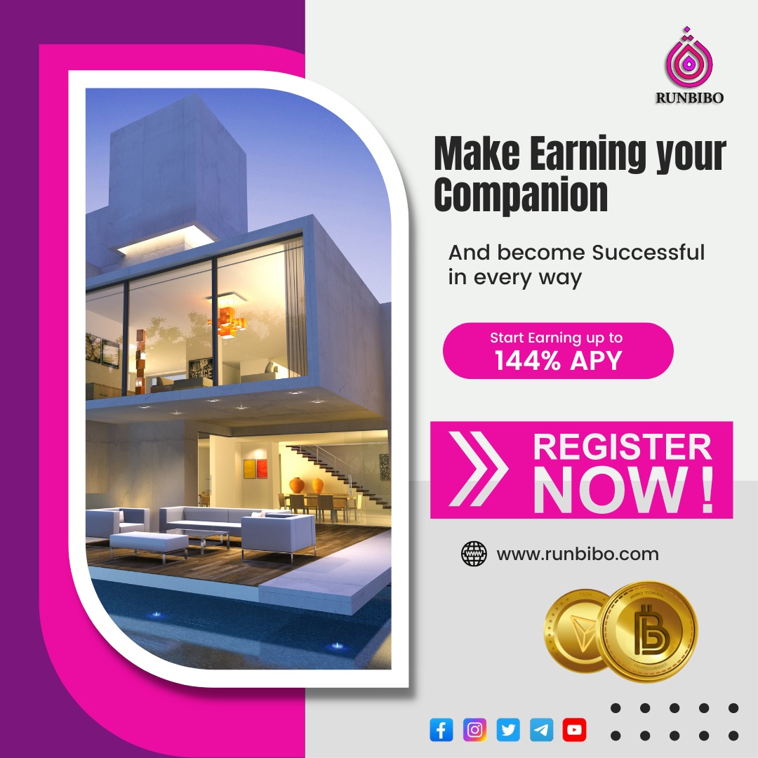 run_bibo's tweet photo. 💸Make Earning your Companion👥
🏁And become Successful in every way🏁
💵Earn Daily Assured Income💵 
🔁Join Now!🔁
🌐https://t.co/TKHzuVobud🌐
#runbibo #earning #companion #success #decentralizedbusinesplan #varifiedcontract #safeandsecure #smartcontract #opportunity #trust https://t.co/bnMRXKy2h6
