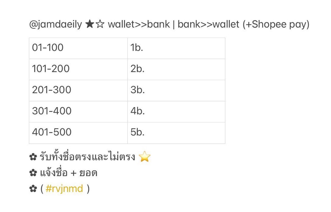 งดรับแลกสักพัก tweet media