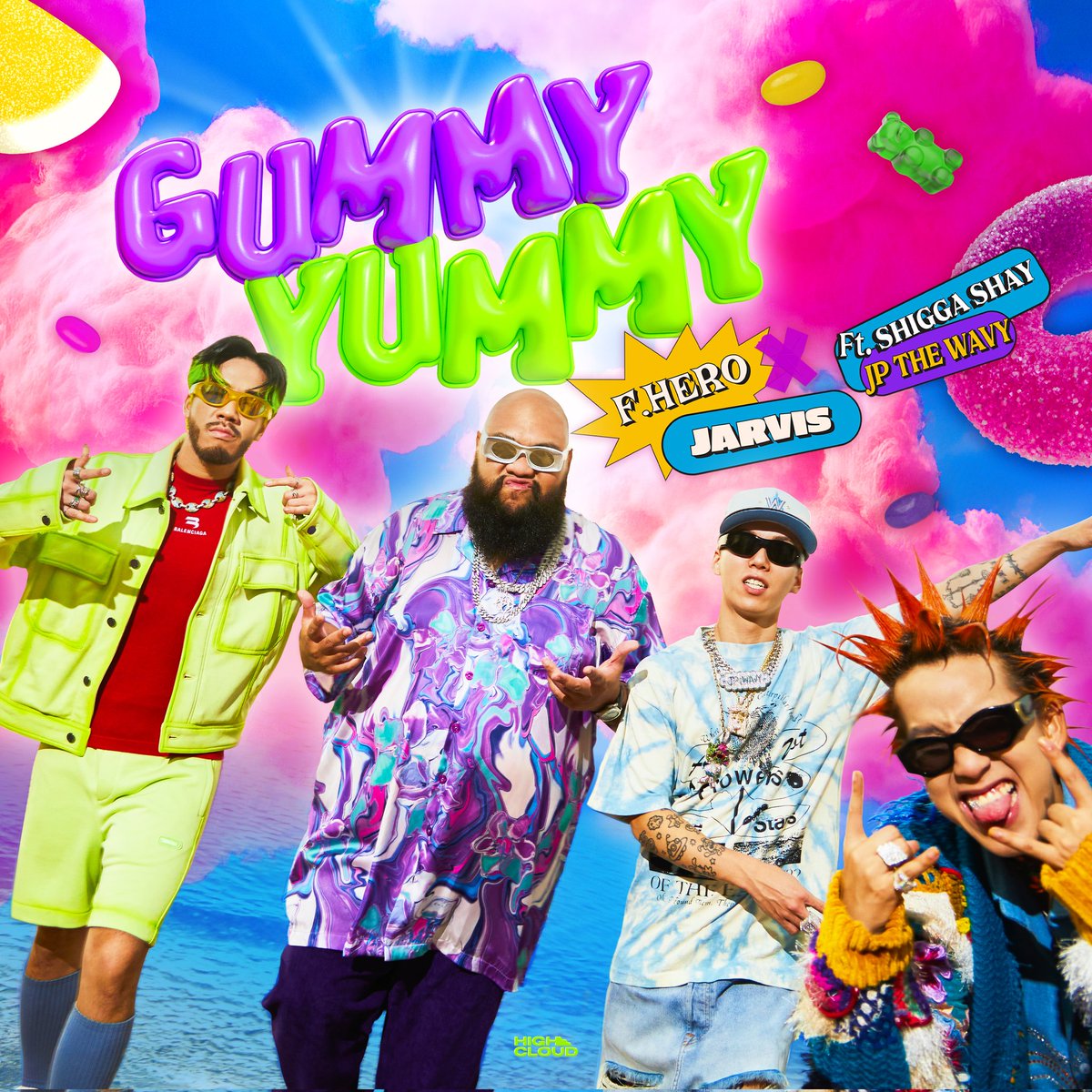 ASIA WE CONNECT 🙌🏻

🍭 ‘GUMMY YUMMY’ 
F.HERO x JARVIS Ft. ShiGGa Shay &amp; JP THE WAVY <a href="/ShiGGaShay/">ShiGGa Shay</a> <a href="/Sorry_Wavy/">JP THE WAVY</a>

27.04.2023
📍YouTube: High Cloud Entertainment
(bit.ly/HighCloudEnt_YT) 

#GUMMYYUMMY
#FHEROxJARVISxShiGGaShayxJPTHEWAVY
#HighCloudEnt