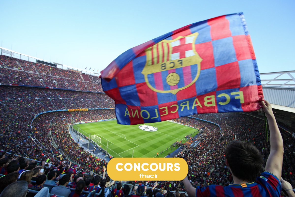 fnacspectacles's tweet photo. CONCOURS 🚨 ­| Fans de foot et de la Liga ? 😁 🇪🇸

Gagnez 2 places pour aller voir le match ⚽ FC Barcelone - Real Sociedad du 21/05 !*

👉 Suivez @fnacspectacles &amp; commentez avec #FnacSpectacles. 😆

Bonne chance ! 🍀

*Frais de transports non inclus
TAS : 03/05 https://t.co/kpqa35Uayc