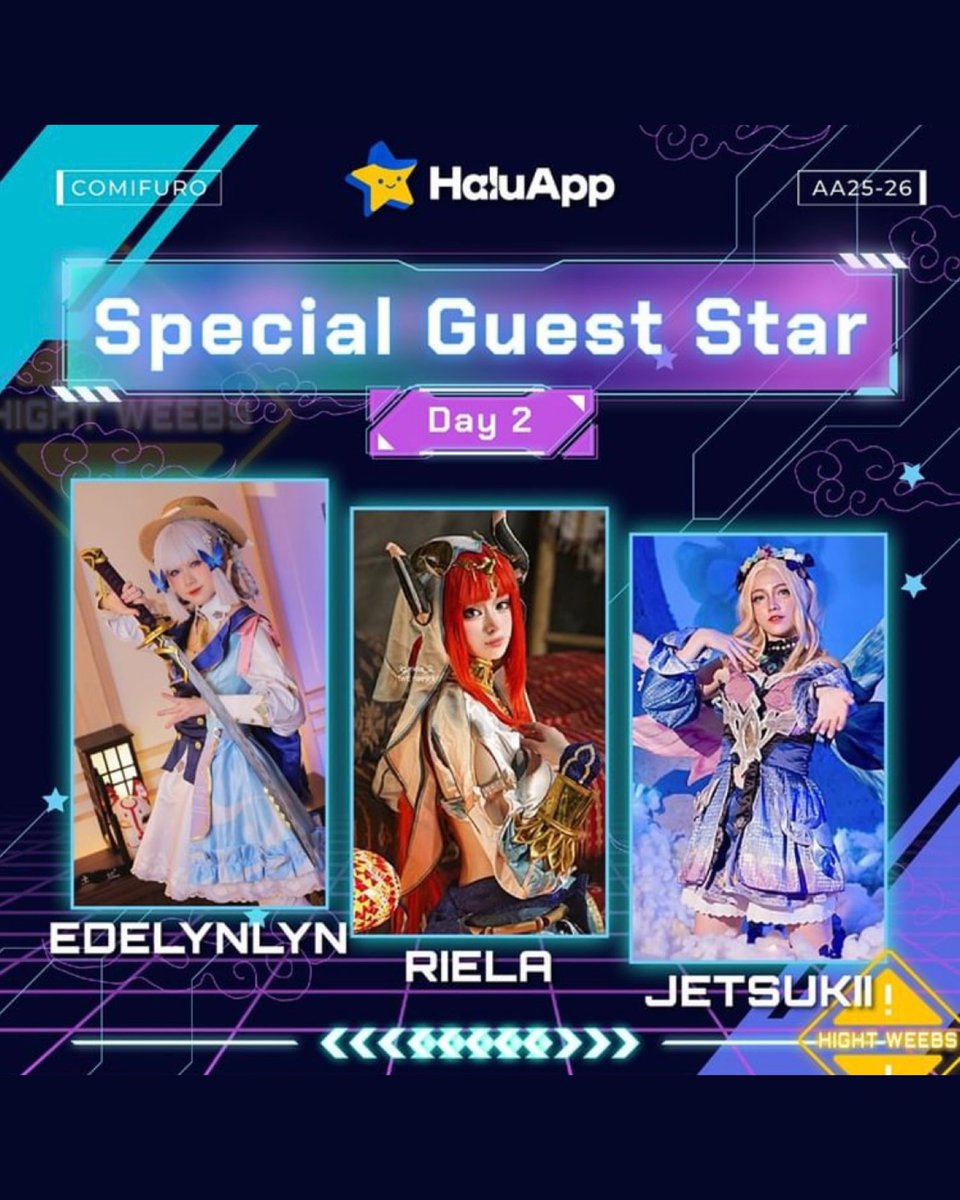 jetsukii's tweet photo. Best luck for people who’s pulling Nilou from @genshinimpact 👀✨ Anyway, I will be attending @comifuro 16 with @Haluverse ! 

🗓️ 6-7 May 2023, ICE BSD, Booth AA25-26

#PassportmuKeHaluverse
#HaluApp #WibuUniverse #TemanHaluApp #yelan #cosplay #genshinimpact #genshincosplay https://t.co/Bw2Bmb2Uup
