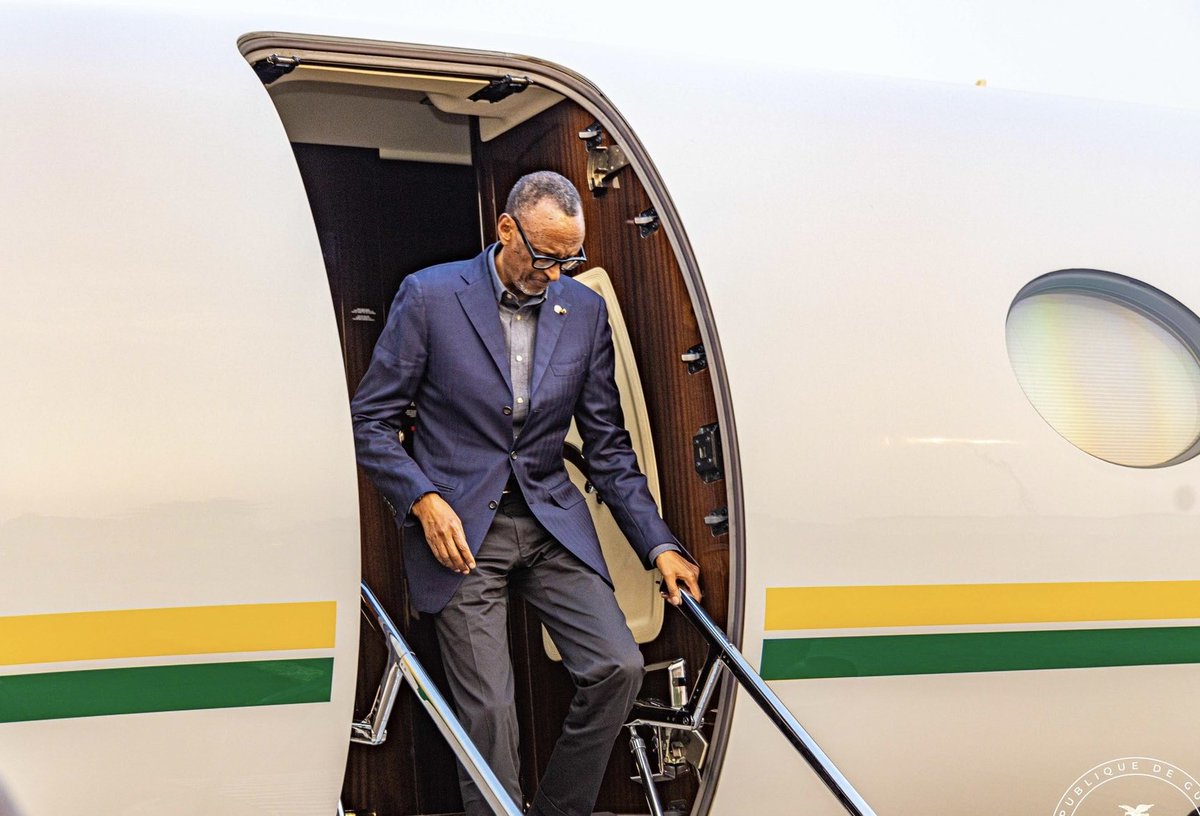 President Kagame has arrived in Victoria Falls, Zimbabwe where he joins other leaders for the Sixth Transform Africa Summit, #TAS2023.
