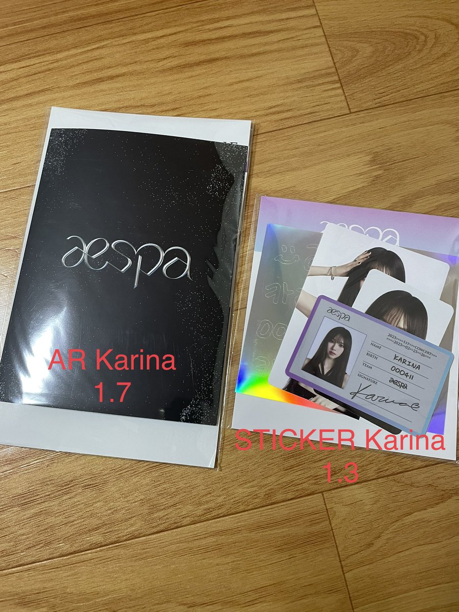 VWVPISUU's tweet photo. 에스파 하이퍼라인 콘서트 포카 양도합니다 🥰
카리나 윈터 스페셜 ar 티켓 스티커

준등기 +0.18

미개봉 하자 책임 x

aespa 카리나 닝닝 윈터 지젤  karina winter giselle ningning 값싼포카 hologram photocard pc poca 호보백 헤어핀 팝업 md 캔디  trading card wts  굿즈 synk 콘서트 굿즈 https://t.co/8HxWrJVo2n