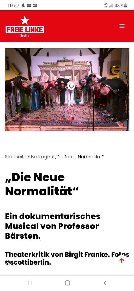 Kei_Nie_'s tweet photo. Ist dem @KubizBerlin #Weissensee (Webseite:
"...Engagement jenseits von rassistischen, antisemitischen und autoritären Denk- und Handlungsmustern.") bewusst, dass es an #b0705 dem #Schwurbel-Musical "Die Neue Normalität" eine Bühne bietet? Bekannt von vielen #Querdenken-Events 1 https://t.co/xDIdT7GkS8