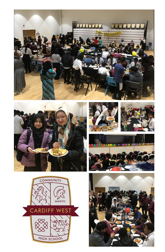CWCHS held an Eid Celebration yesterday.  Pupils who organised, friends they invited and staff who attended, all thoroughly enjoyed the friendly, inviting atmosphere, the significance of the celebration and the delicious food prepared by staff, pupils and parents. Eid Mubarak🌙