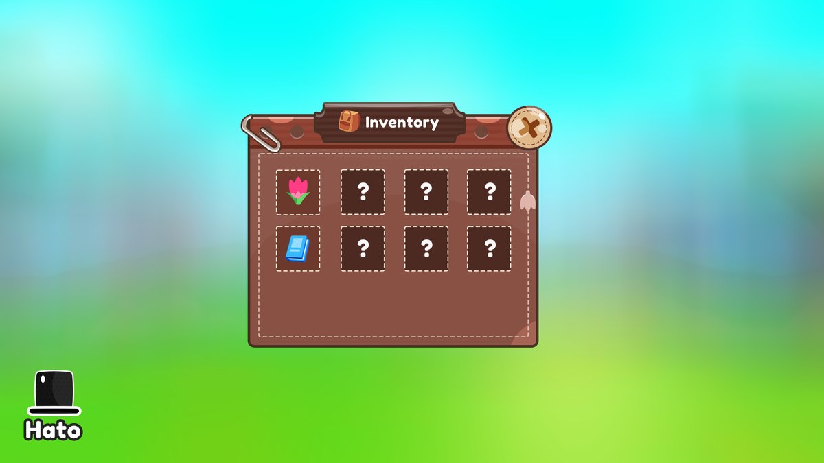 HatoDesignLab's tweet photo. Check out this adorable inventory UI I crafted for my game! 🎨 Like what you see? Why not follow and retweet!

Open for full UI commissions starting at 50K - 100K Robux or $250 USD - 350USD.

 DM me at Hato#4165 for inquires. 

#RobloxDev #RobloxUI #Roblox https://t.co/qBh41zAMzc