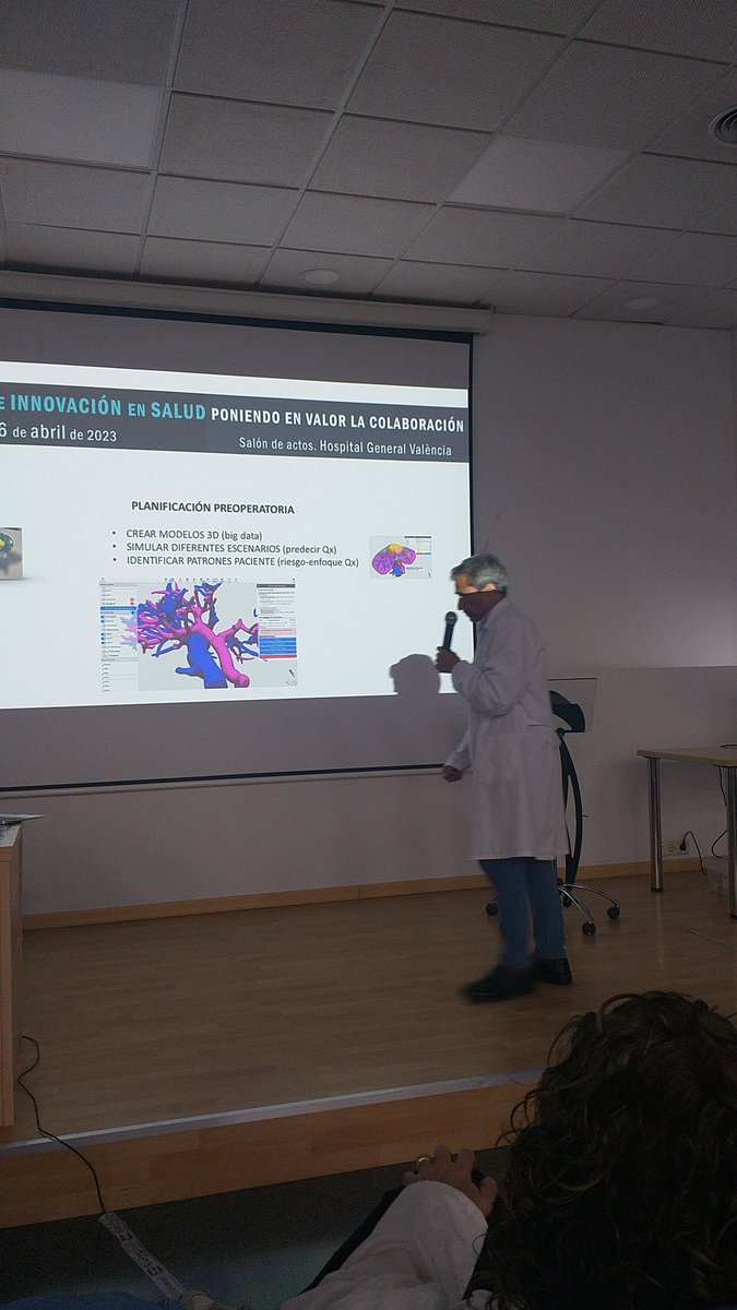 La #InteligenciaArtifical en la toma de decisiones quirúrgicas con dr Mir #innovasaludCHGUV