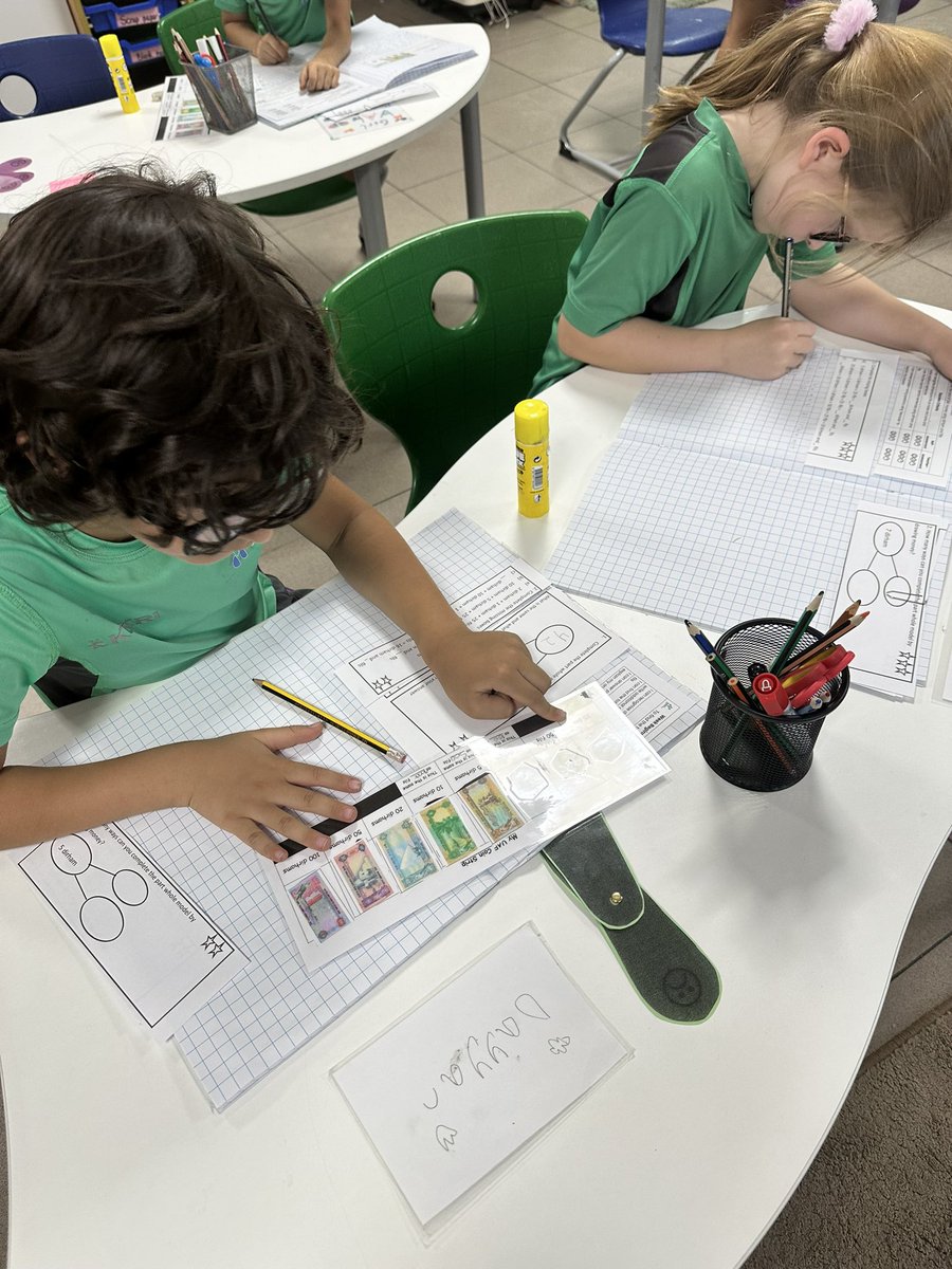 abypower's tweet image. The children created their own “money mat” last week and this has really helped them find answers to problem solving questions! Amazing to see learning taking shape positively 🇦🇪 💰#leadinglearning #lovewhatyouteach #BehappyBeGIS @GreenfieldIntS