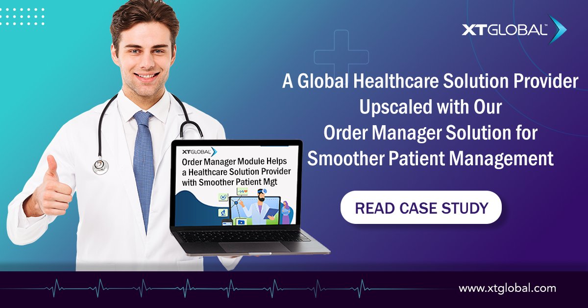 XTGlobal's tweet photo. Discover the future of #Healthcare with this groundbreaking #CaseStudy on streamlining #OrderManagement using XTGlobal #DigitalSolutions. Click the link below for the success story: https://t.co/vb972C3vCk
#AzureCloud #OrderManager #DigitalConsultancy #BusinessSolutions https://t.co/wJNCIubnXK