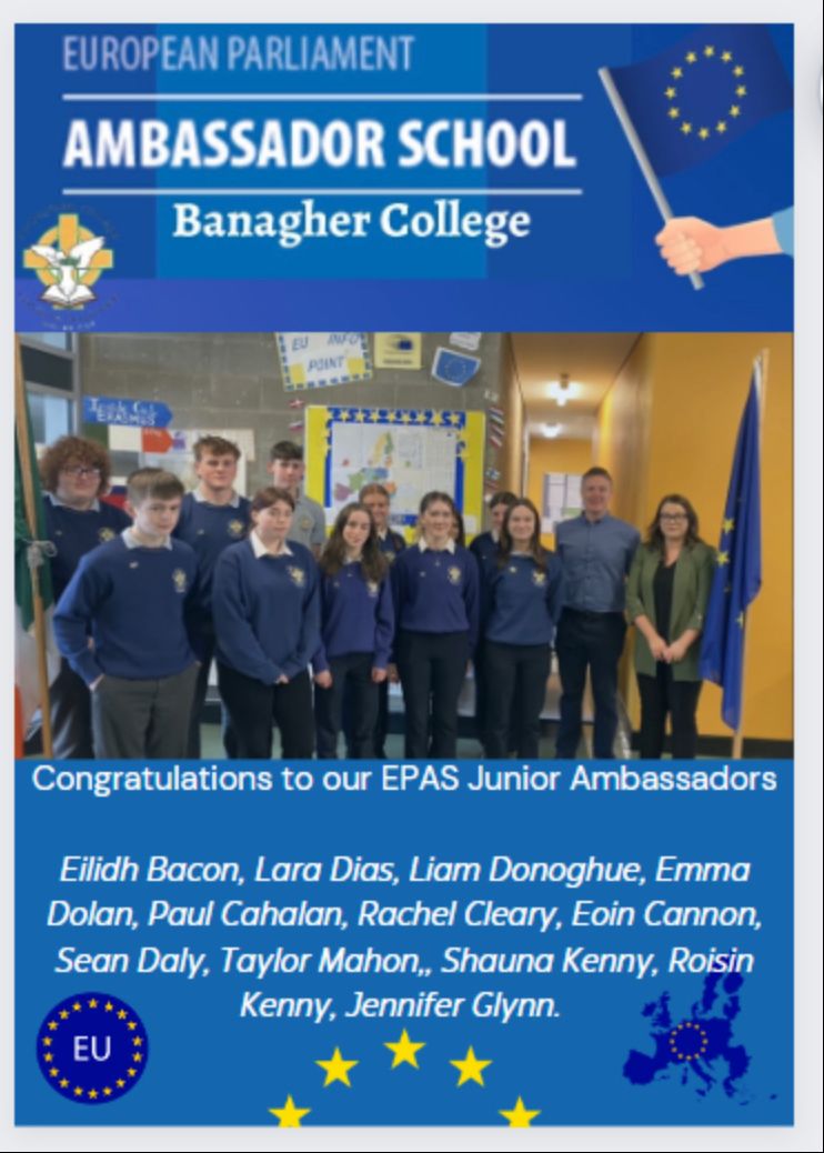 BanagherCollege on Twitter "Banagher College is proud to be a European