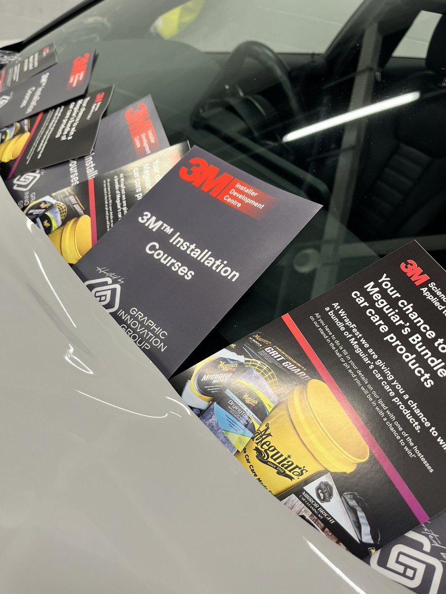 3MFilmsUK's tweet photo. It’s day 1 at @WRAP_FEST and 3M are on stand and running live demo’s so come along and say hello 
 #PPF #IJ280 #2080 #new #wrapnotpaint https://t.co/VCbJs5wZJC