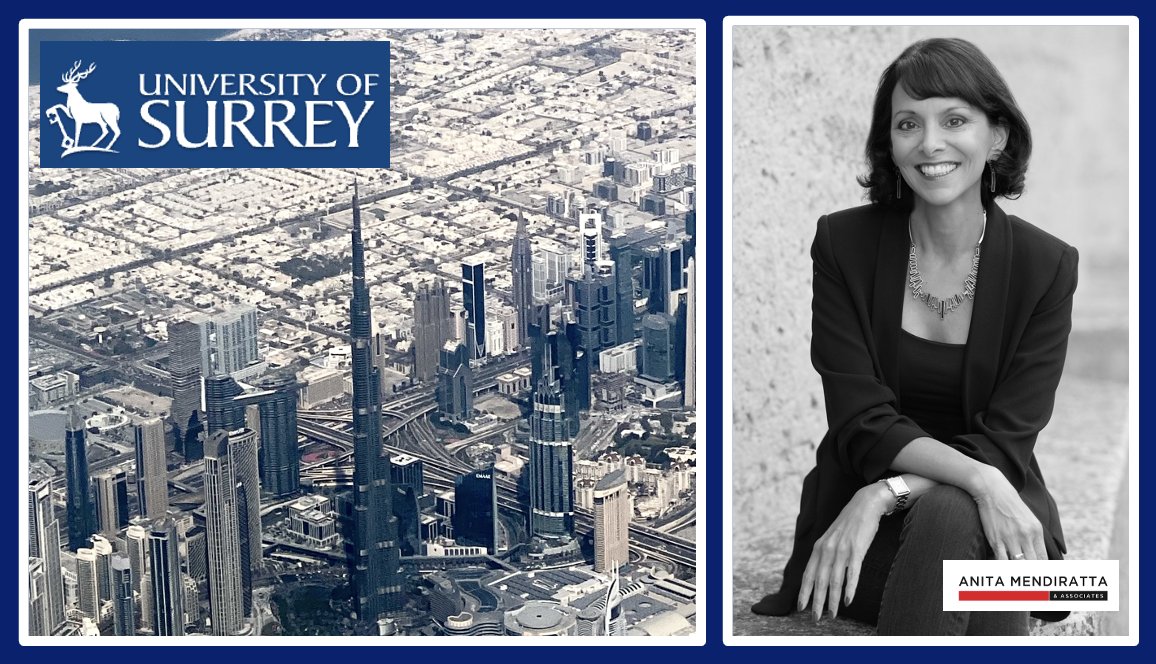 AnitaMendiratta's tweet image. Next stop DXB on 'Executive In Residence' duty x2! Heart smiling - so love widening reach &amp;amp; relationships with leading global academic institution communities - active &amp;amp; alumni - committed to the future of Tourism &amp;amp; Hospitality the smart, united, sustainable way. x #ForeverSurrey