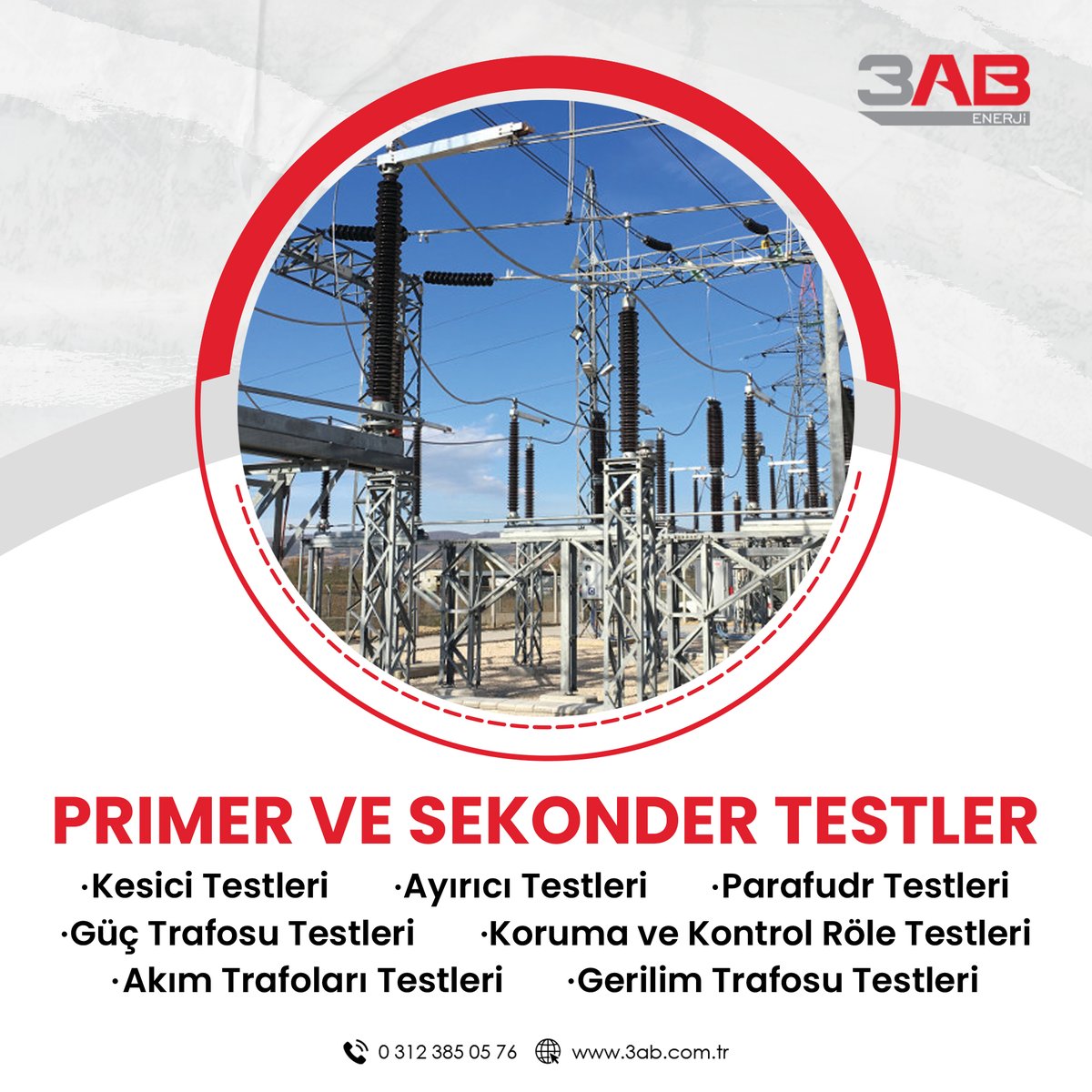 3abenerji's tweet photo. Firmamız 36 kV’tan 500 kV’a kadar olan trafo merkezlerinde Test(primer, sekonder, röle testleri), Devreye Alma, Müşavirlik hizmetleride sunmaktadır.
#3abenerji
#enerji
#energy
#primertest
#sekondertest
#gerilimtrafo
#röletest
#trafo
#güneşenerjisi
#yenilenebilirenerji https://t.co/hVv58ZNpxW