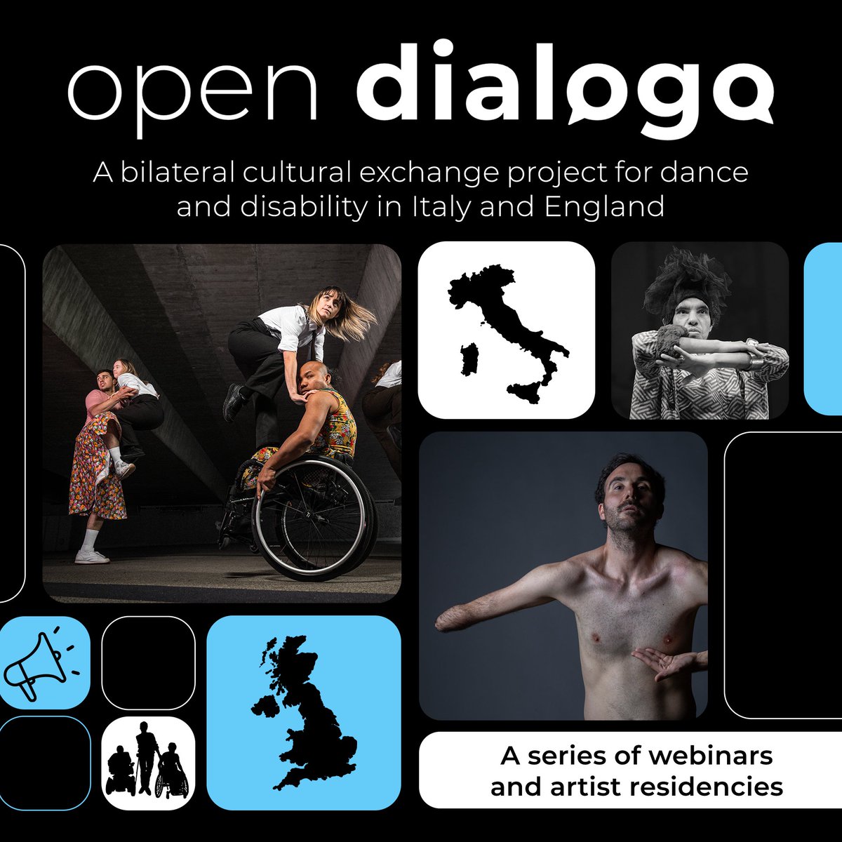 Stopgapdance's tweet photo. Introducing 'Open Dialogo' - a project igniting cultural exchange through sharing best practice in dance and disability! 👉 https://t.co/yF6X70EpJH https://t.co/juS6SMvyyA