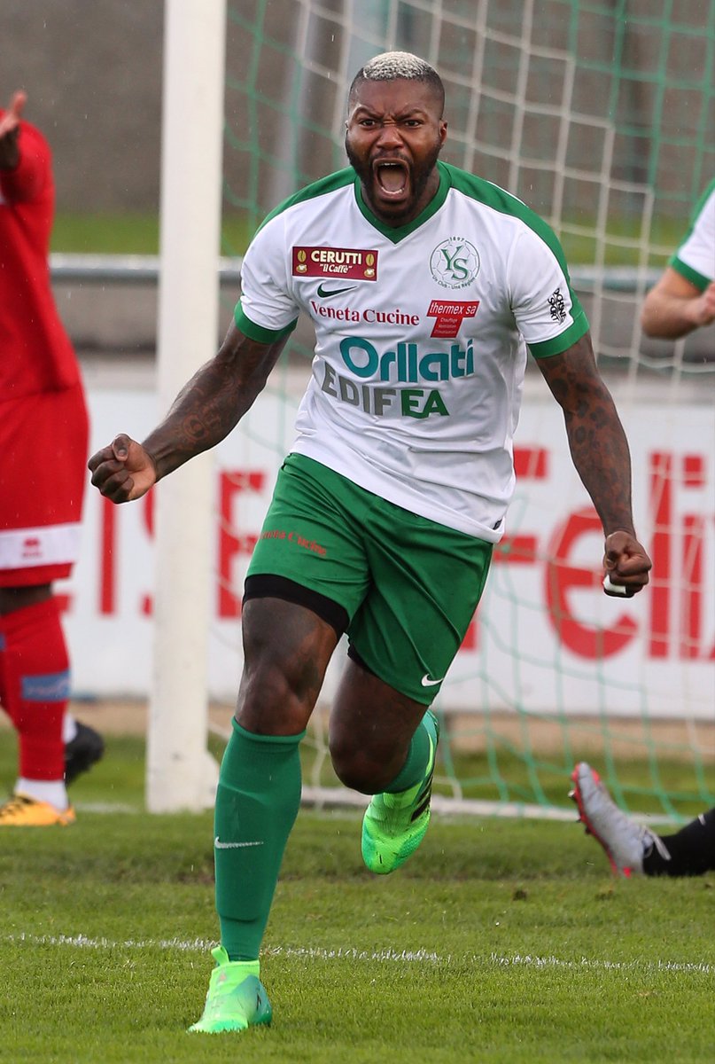 var_nu's tweet photo. Djibril Cissé🇫🇷- Yverdon Sport🇨🇭

29 matches 23 goals in Promotion League (Swiss third division) 17/18 https://t.co/RSPVpBMjrS