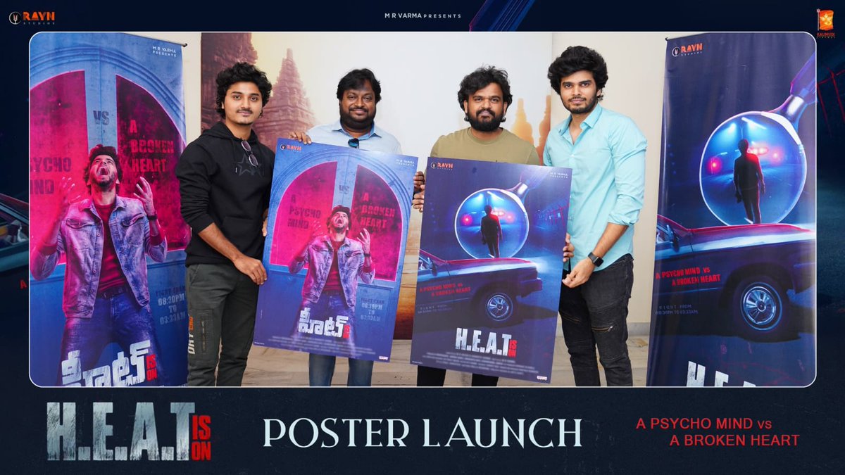 SparkleKron's tweet photo. Intriguing title poster of suspense thriller #Heat &amp; attention-grabbing 1st look of #VardhanGurrala unveiled by @KolanuSailesh

#SnehaKhushi
#MRVarma  @Actorsanjosh
#MNArjun  #SharathVarma
#GauthamRaviram
#RohitBachu
#RaynStudios  #KaumudiCinemas
@MusicGramophone
@PROSaiSatish https://t.co/k4YO2ZFvwd