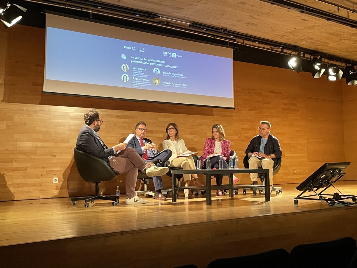 'No hay relevo generacional en el campo porque no hay rentabilidad' Por @GranjaAGM 👆Uno de los retos del sector primario español que tendrá un impacto en la seguridad alimentaria del futuro Fantástico panel sobre alimentación sostenible y asequible @EspanaOikos