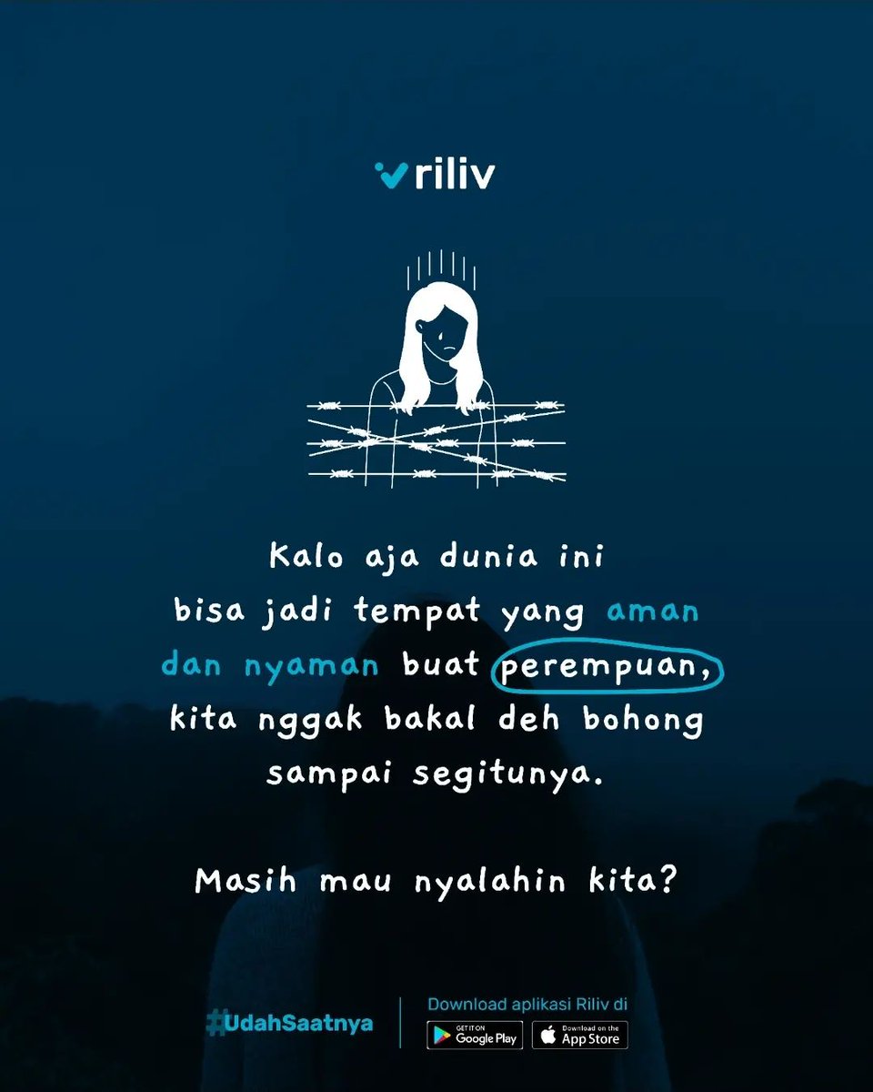 riliv_app's tweet photo. @AREAJULID Jangan salahin perempuan kalau kita banyak bohong https://t.co/YAk8vmuYpI