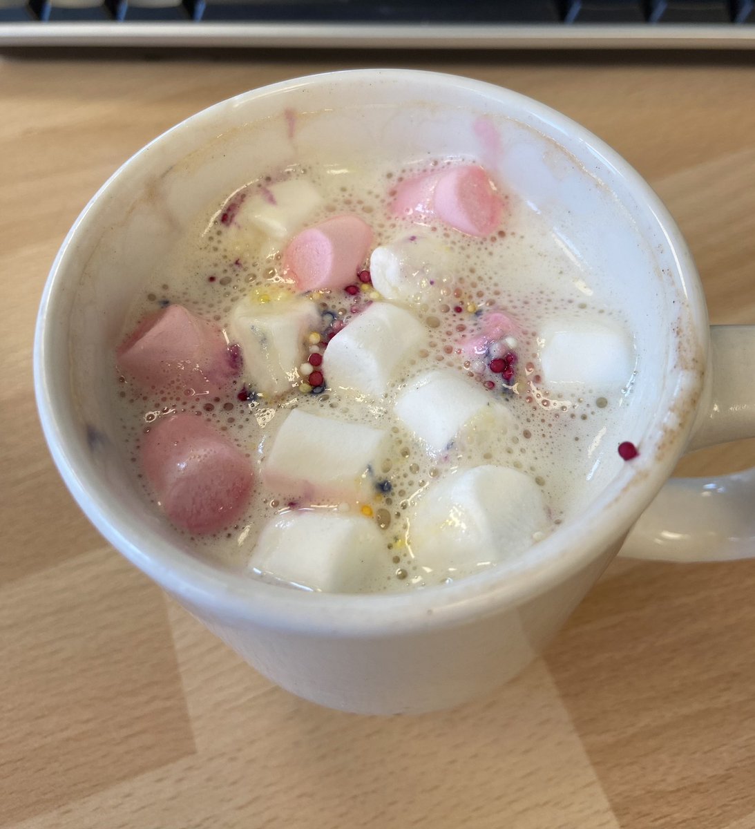 To promote nutrition &amp; hydration for patients at Totnes Hospital new initiative hot chocolate, delicious