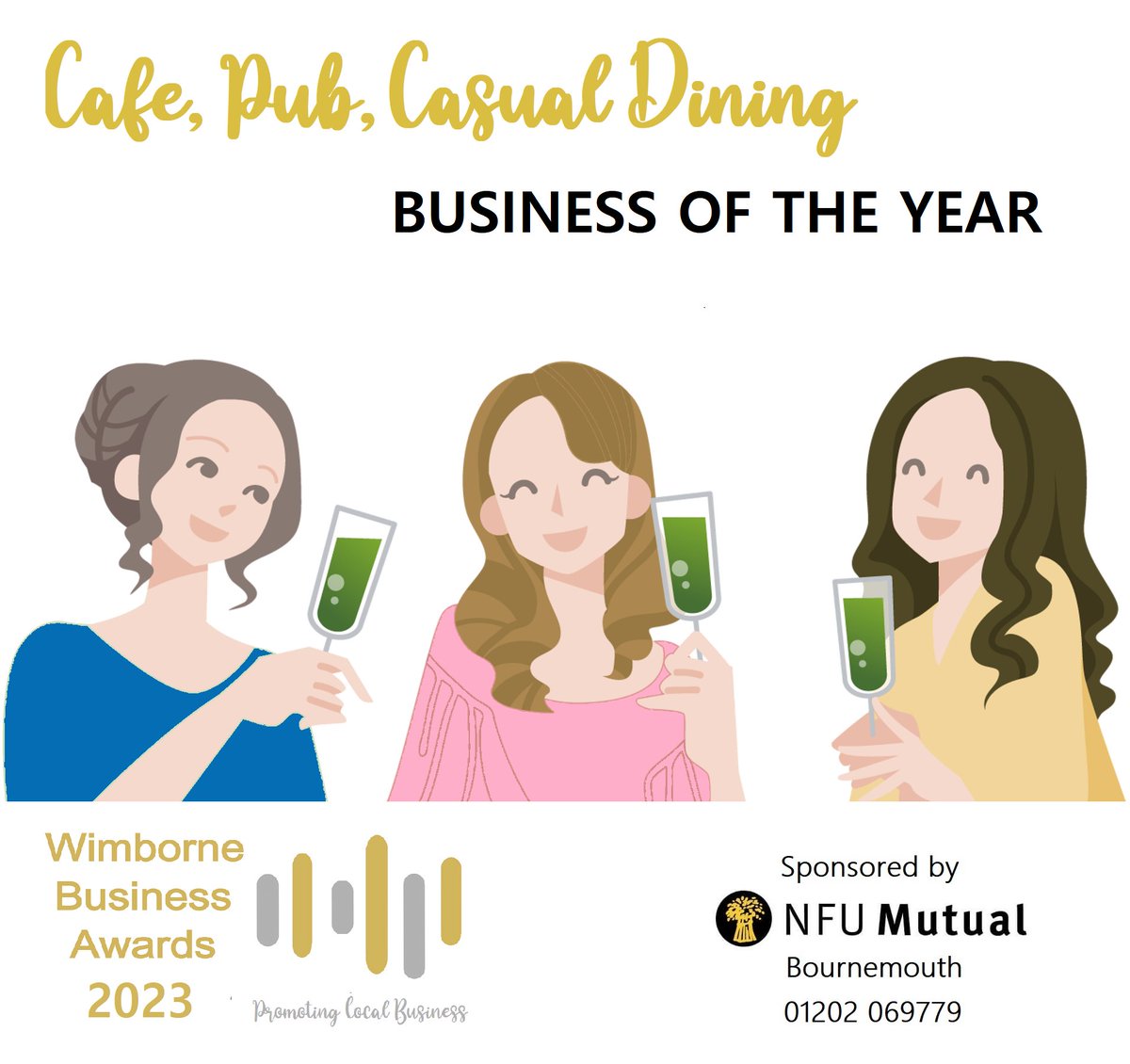 We'll find out who wins #cafe #pub #dining business tomorrow so good luck everyone. Big thanks to kind sponsor <a href="/nfumbournemouth/">NFUMutualBournemouth</a>  #businessawards #localbusiness