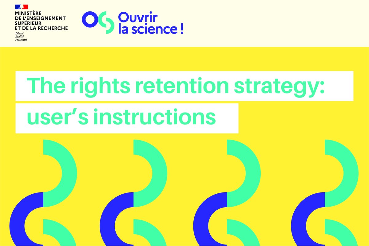 OpenAIRE_eu's tweet photo. (1/2) André Dazy, Member of our Executive Board and #OpenAIRE_NOAD in #France, discusses the recently released Guide on Rights Retention Strategy (RRS) from the French Ministry of Higher Education and Research.