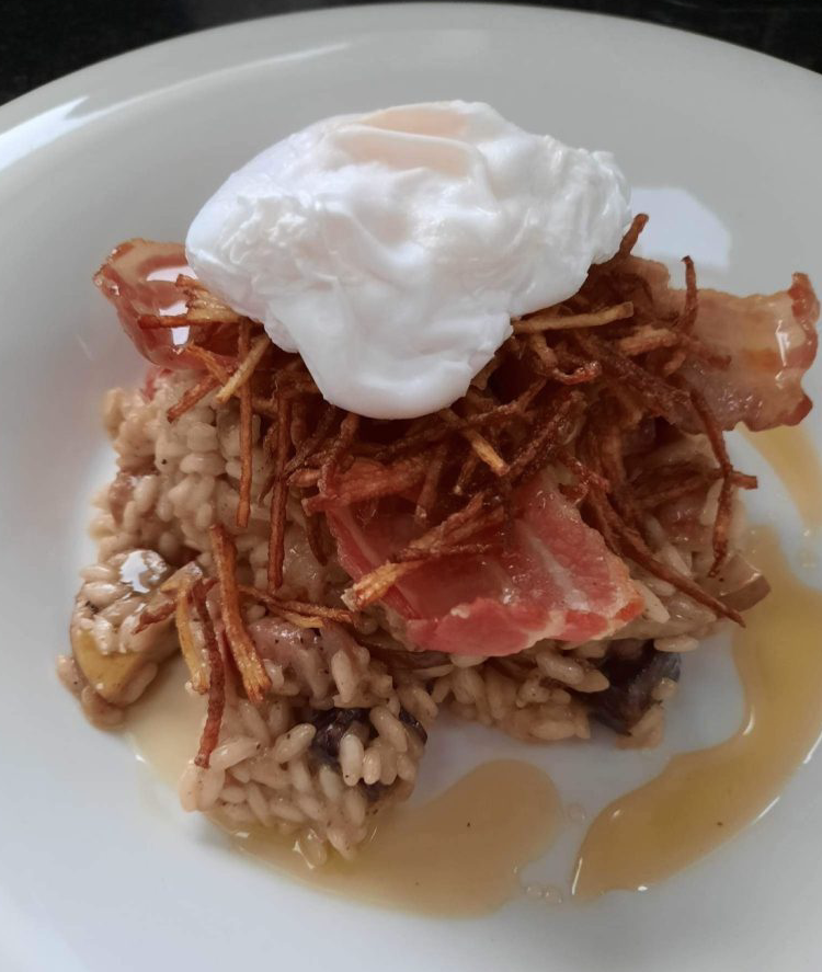 As we count down to King Charles' #Coronation let's celebrate his love of Mushroom Risotto and admire this wonderful breakfast offering from <a href="/LakelandDairies/">Lakeland Dairies</a> Chef Alan Colley - what a way to start the day! <a href="/RisoGalloUK/">RisoGalloUK</a> <a href="/chefpublishing/">Chef & Restaurant Magazine</a> <a href="/Craft_Guild/">Craft Guild of Chefs</a> <a href="/masterchefsgb/">Master Chefs of Great Britain</a> @essentialcuisin