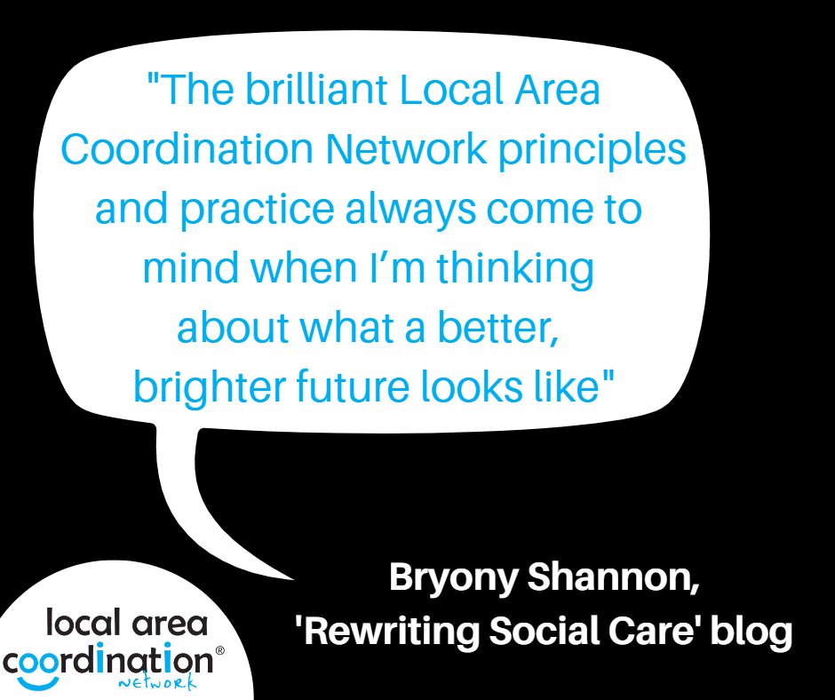 LACNetworkUK's tweet photo. Great words from @BryonyShannon, author of the excellent Rewriting Social Care blog (https://t.co/Hj1gYriuDu), as she reflects upon @LACNetworkUK 

#LocalAreaCoordination #LocalAreaCoordinationWeek https://t.co/0jkoxCBTq4