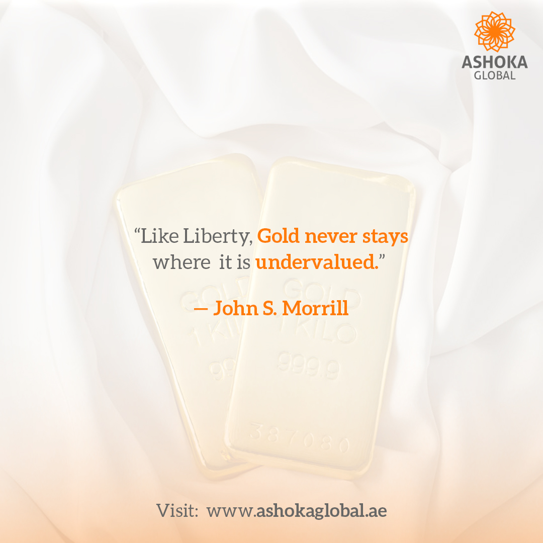 Here's a quote by John S. Morrill that implies that the price of gold tends to rise when the market undervalues or underappreciates it.       #ashoka #ashokaglobal #fed #interestrates #openmarket #goldset #us #globalmanufacturing #gold #silver #data #weeklyoutlook #weeklynews