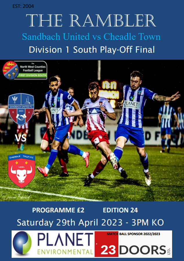 The excitement is ramping up as we are now only 3 days from the big game. Saturdays programme will be available to purchase at the entrance gate.