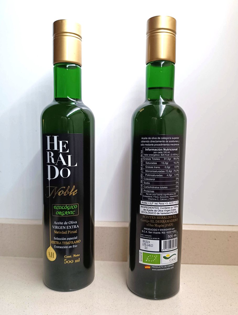 Nuestro AOVE Temprano Heraldo NOBLE Ecológico, ha sido galardonado con Medalla de ORO en el concurso CINVE 2023. Pídelo en nuestra web y.... Disfrútalo!