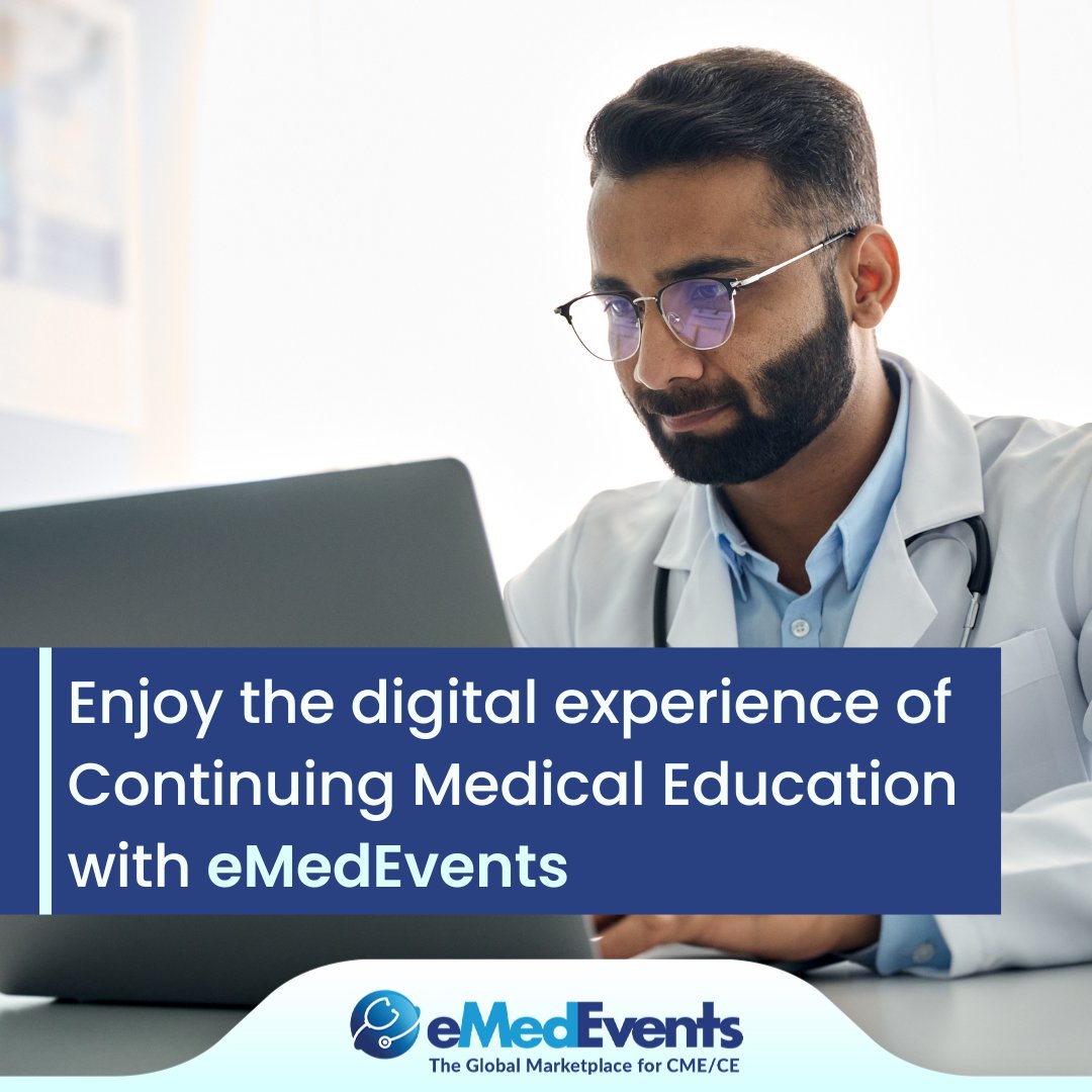 eMedEvents's tweet photo. CME has seen a surge in digital delivery platforms to meet the needs of busy clinicians. With eMedEvents, users can access CME lectures anytime, anywhere, making CME more accessible!

Learn more: https://t.co/n2iUD1zgS5

#CME #CE #globalCME #HCps #DigitalCME #eMedEvents https://t.co/g9Rd4wrGap