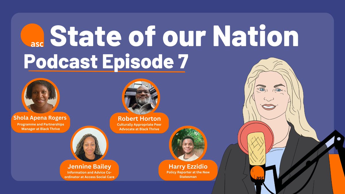 🎙Ep7 of the State of Our Nation podcast is coming soon! @KGerstheimer will be joined by Shola Apena Rogers and Robert Horton from @BlackThrive, Harry Ezzidio from New Statesman, and our own Jennine Bailey. accesscharity.org.uk/state-of-the-n…