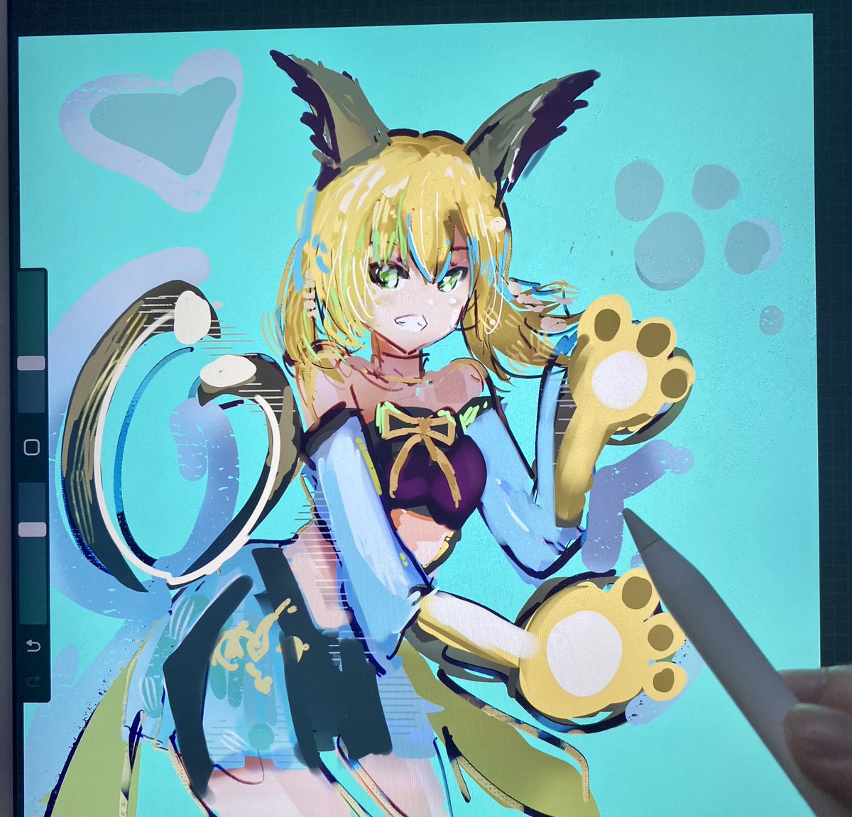 きららちゃん　原神　Kirara genshin 
線画がやるたくないので厚塗りspeedpaint

 #絵描きさんと繋がりたい  #三億アカウントの中から私を発掘してください  #春の創作クラスタフォロー祭り  #イラスト