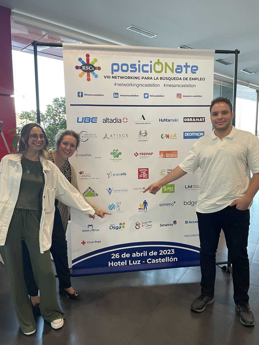 ¡¡Wooowww!! ¡Hoy estamos de Networking con los compañer@s de la <a href="/RsCcastellon/">Mesa RSC Castellón</a> ! 🤗📇

#networkingrscastellon 
#mesarscastellon