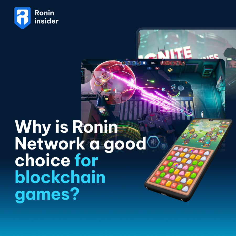 RoninInsider's tweet photo. Why is Ronin Network a good choice for blockchain games? 

Gaming has always been an area where large VCs invest in developing products. High-quality gaming projects can attract new users to the crypto market. And @SkyMavisHQ know that. 

Let's explore this below 👇 https://t.co/LtjYXehRCn