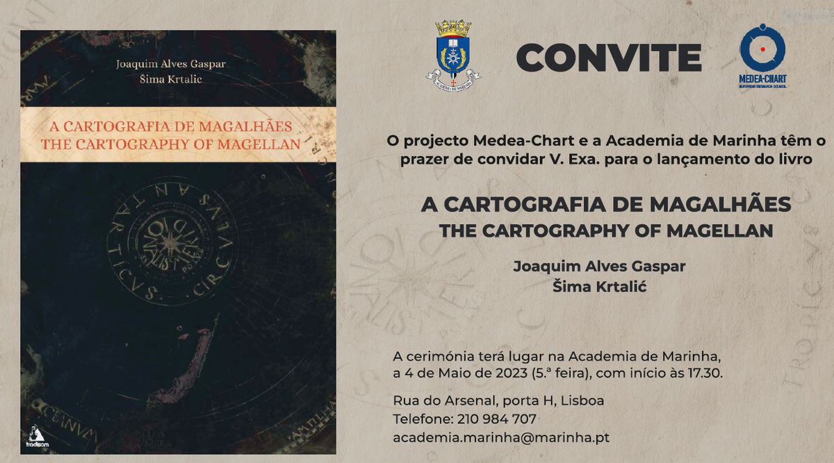 MedeaChartERC's tweet photo. #booklaunch #lisbon #academiademarinha #magellan https://t.co/yW8qxVXuvr